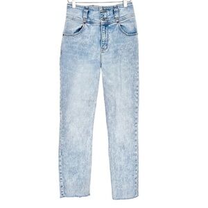 Abercrombie & Fitch Ultra High Rise acid wash mom jeans size. 0/25